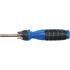 SCREWDRIVER W. RUBBER HANDLE AND 6 BITS
