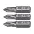 SCREWDRIVER BITS 1/4 25MM PH1 3PCS
