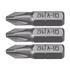 SCREWDRIVER BITS 1/4 25MM PH2 3 PCS