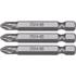 SCREWDRIVER BITS 1/4 50MM PZ2 3 PCS