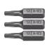 SCREWDRIVER BITS 1/4 25MM TORX T15 3 PCS