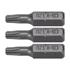 SCREWDRIVER BITS 1/4 25MM TORX T20 3 PCS