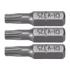 SCREWDRIVER BITS 1/4 25MM TORX T25 3 PCS