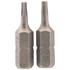 Draper 66427 TX STAR Insert Bit, 1/4" Hex, 25mm Long, T9 (Pack of 2)