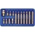 SCREWDRIVER BIT SET HEX H4 H12 15PCS