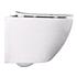 WALL HUNG TOILET TOP RIMLESS INCL. SEAT
