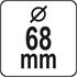 DIAMOND TILE DRILL BIT 68MM