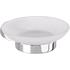 SOAP DISH HOLDER OVAL CHROME