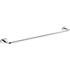 SINGLE TOWEL RAIL 60 CM OVAL CHROME
