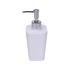 LOTION DISPENSER CUBOID WHITE