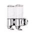 WALL MOUNTED SOAP DISPENSER 2X500 ML CHR