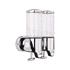 WALL MOUNTED SOAP DISPENSER 2X500 ML CHR