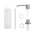 COUNTERTOP SOAP DISPENSER BRUSHED STEEL