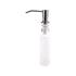 COUNTERTOP SOAP DISPENSER BRUSHED STEEL