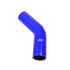 Blue Silicone Elbow 45° (7 8”) 22mm