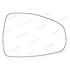 Right Stick On Wing Mirror Glass for Audi A1 2010 Onwards