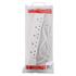 6 Way Surge Protected Extension Socket   White   2m