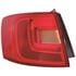 Left Rear Lamp (Outer, On Quarter Panel, Supplied Without Bulbholder) for Volkswagen JETTA IV 2011 on