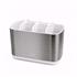 Joseph Joseph Easystore Steel Toothbrush Caddy   Large   White