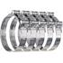 ASH Stainless Steel T Bolt Hose Clamp 40   43mm (5 pack)