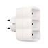 ADAPTOR W.OUT EARTHING 3 SOCKETS