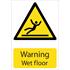 Draper 72439 'Warning Wet Floor' Hazard Sign