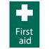 Draper 72534 'First Aid' Safety Sign