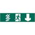 Draper 73201 'Running Man Arrow Down' Safety Sign