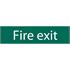 Draper 73213 'Fire Exit' Safety Sign