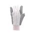GARDENING GLOVES, PVC DOTS 10"