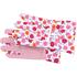 GARDEN GLOVES, PVC DOTS, FLOWERS 9"