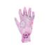 POLYESTER GARDEN GLOVES 8" FLOWERS