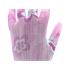 POLYESTER GARDEN GLOVES 8" FLOWERS