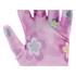 POLYESTER GARDEN GLOVES 8" FLOWERS