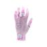 POLYESTER GARDEN GLOVES 8" FLOWERS