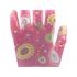 POLYESTER GARDEN GLOVES 8" FLOWERS