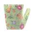 POLYESTER GARDEN GLOVES 8" FLOWERS