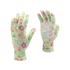 POLYESTER GARDEN GLOVES 8" FLOWERS