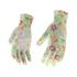 POLYESTER GARDEN GLOVES 8" FLOWERS
