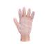 POLYESTER GARDEN GLOVES 9" FLOWERS
