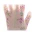 POLYESTER GARDEN GLOVES 9" FLOWERS