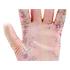 POLYESTER GARDEN GLOVES 9" FLOWERS