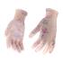 POLYESTER GARDEN GLOVES 9" FLOWERS