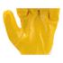 YELLOW LATEX COATED WORKING GLOVES 10.5"