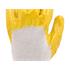 YELLOW LATEX COATED WORKING GLOVES 10.5"