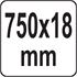 HEXAGONAL WRECKING BAR 750x18MM