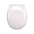 DUROPLAST TOILET SEAT COVER, WHITE