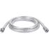 SHOWER HOSE 2.0M PVC CHROME WHITE