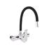KITCHEN FAUCET WITH BLACK FLEXIBLE SPOUT