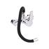 KITCHEN FAUCET WITH BLACK FLEXIBLE SPOUT